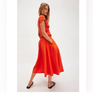 Free People Braveheart Solid Two-Piece Set